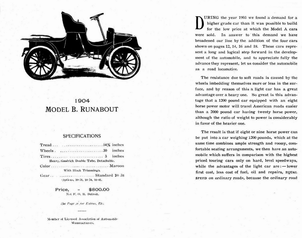 1904 Cadillac Catalogue Page 17
